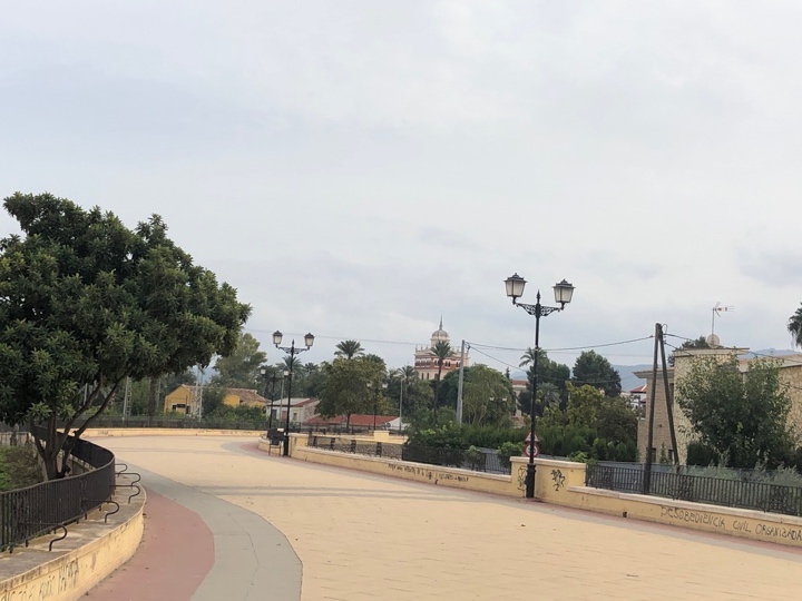 Straßenansicht in Murcia, Spanien